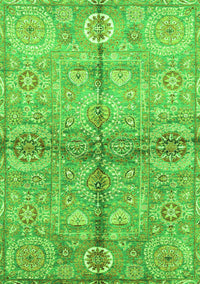 Oriental Green Traditional Rug, abs3202grn