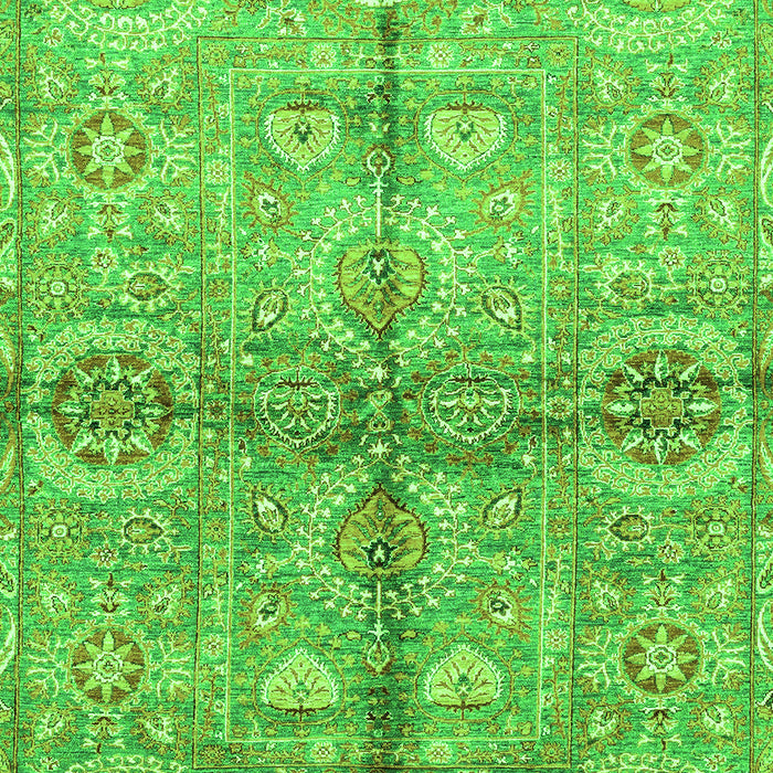 Oriental Green Traditional Rug, abs3202grn