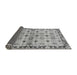 Sideview of Abstract Gray Modern Rug, abs3203gry