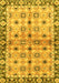 Abstract Yellow Modern Rug, abs3203yw