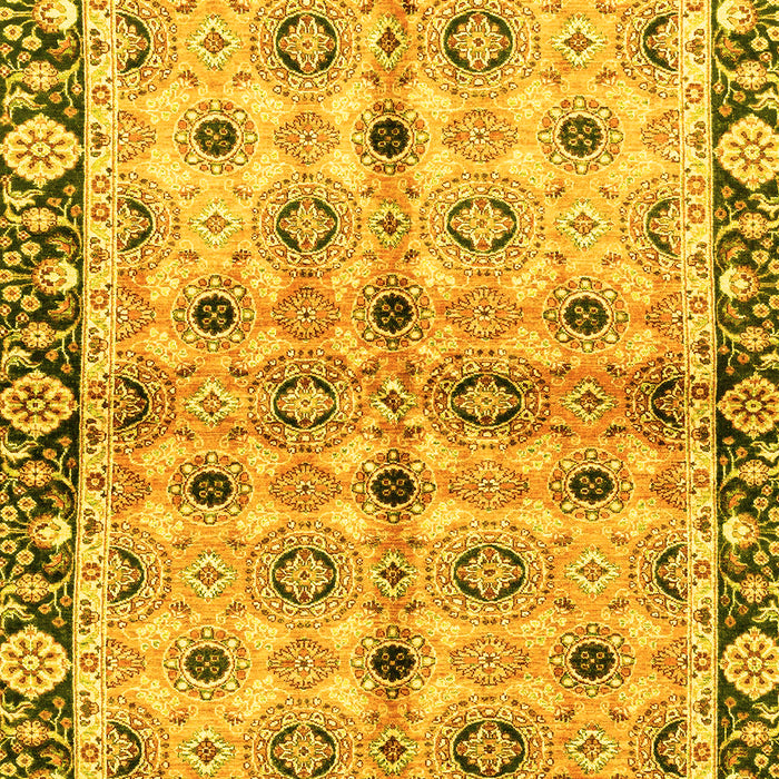 Abstract Yellow Modern Rug, abs3203yw