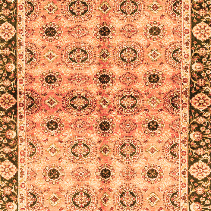 Abstract Orange Modern Rug, abs3203org