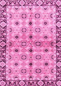 Abstract Pink Modern Rug, abs3203pnk