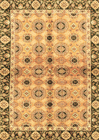 Abstract Brown Modern Rug, abs3203brn