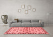 Modern Red Washable Rugs