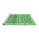 Sideview of Machine Washable Oriental Emerald Green Traditional Area Rugs, wshabs3204emgrn