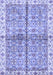 Machine Washable Oriental Blue Traditional Rug, wshabs3204blu