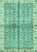 Oriental Turquoise Traditional Rug, abs3204turq