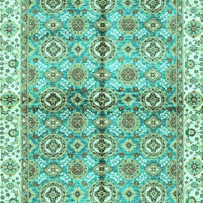 Oriental Turquoise Traditional Rug, abs3204turq