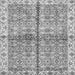 Square Machine Washable Oriental Gray Traditional Rug, wshabs3204gry