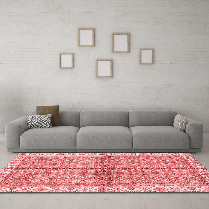 Traditional Red Washable Rugs