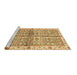 Sideview of Machine Washable Oriental Brown Traditional Rug, wshabs3204brn