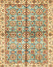 Abstract Brown Gold Oriental Rug, abs3204