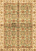 Machine Washable Oriental Brown Traditional Rug, wshabs3204brn