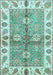 Oriental Light Blue Traditional Rug, abs3205lblu