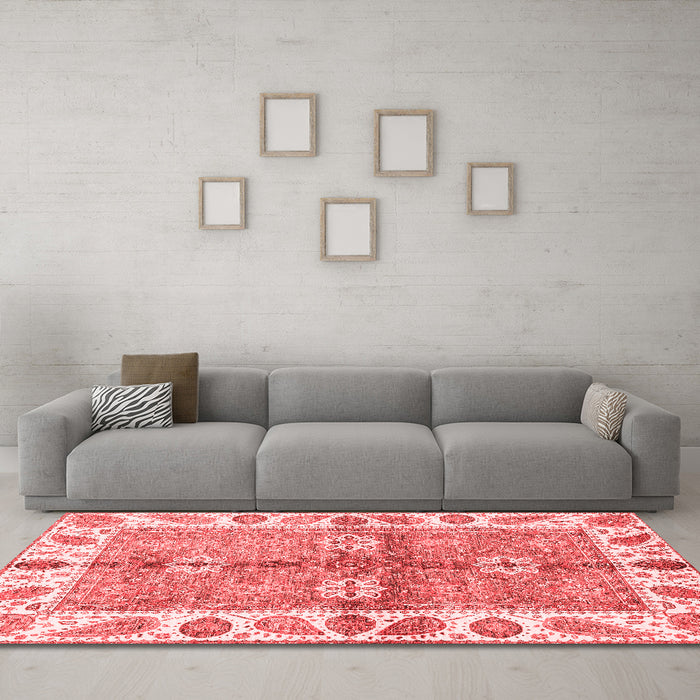 Traditional Red Washable Rugs