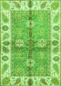 Oriental Green Traditional Rug, abs3205grn