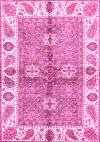 Oriental Pink Traditional Rug, abs3205pnk