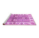 Sideview of Machine Washable Oriental Purple Traditional Area Rugs, wshabs3205pur