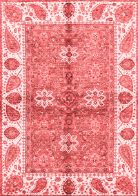 Oriental Red Traditional Rug, abs3205red