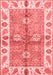 Oriental Red Traditional Area Rugs