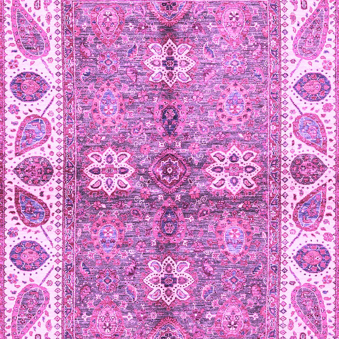 Machine Washable Oriental Purple Traditional Area Rugs, wshabs3205pur