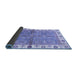 Sideview of Oriental Blue Traditional Rug, abs3206blu