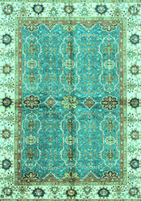 Oriental Turquoise Traditional Rug, abs3206turq