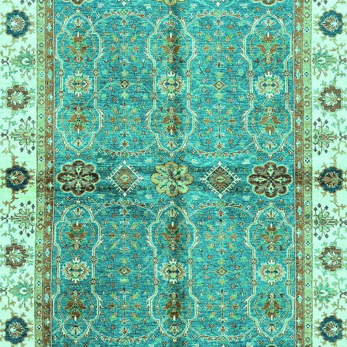 Oriental Turquoise Traditional Rug, abs3206turq