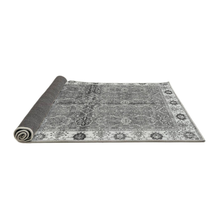 Sideview of Oriental Gray Traditional Rug, abs3206gry