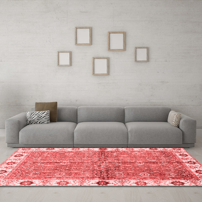 Traditional Red Washable Rugs