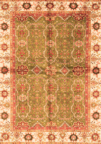 Oriental Orange Traditional Rug, abs3206org