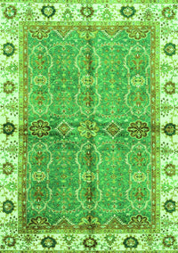 Oriental Green Traditional Rug, abs3206grn