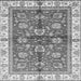 Square Machine Washable Oriental Gray Traditional Rug, wshabs3207gry