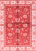 Oriental Red Traditional Area Rugs