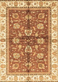 Oriental Brown Traditional Rug, abs3207brn