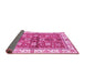 Sideview of Oriental Pink Traditional Rug, abs3207pnk