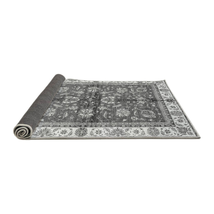 Sideview of Oriental Gray Traditional Rug, abs3207gry