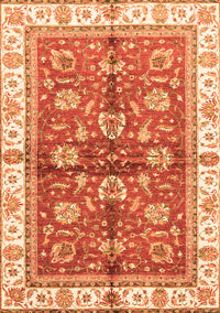 Oriental Orange Traditional Rug, abs3207org