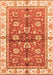 Oriental Orange Traditional Rug, abs3207org