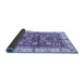 Sideview of Oriental Blue Traditional Rug, abs3207blu