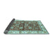 Sideview of Oriental Light Blue Traditional Rug, abs3207lblu