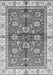 Machine Washable Oriental Gray Traditional Rug, wshabs3207gry