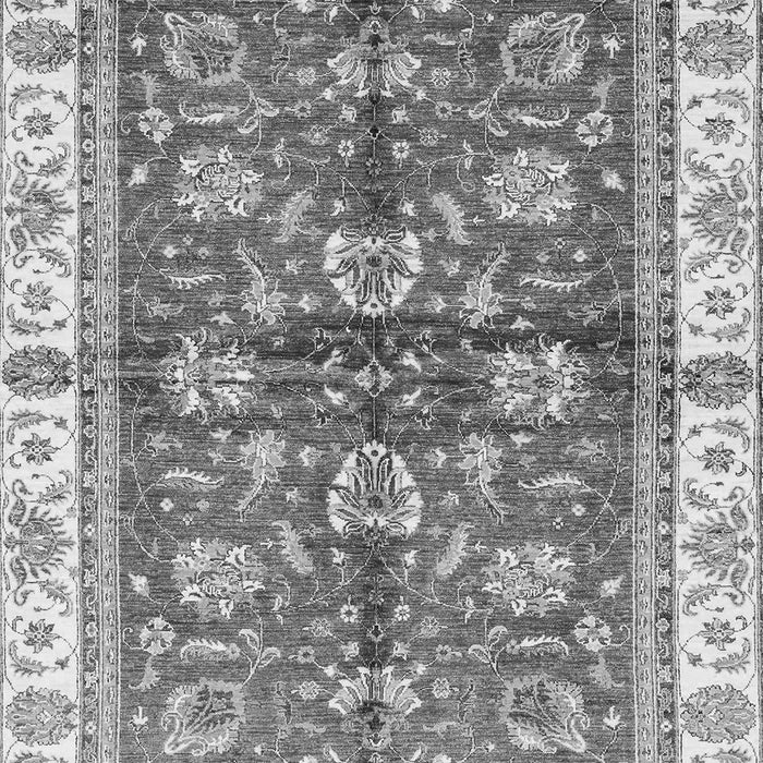Machine Washable Oriental Gray Traditional Rug, wshabs3207gry