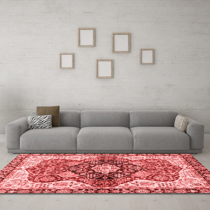 Traditional Red Washable Rugs