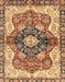 Abstract Brown Red Persian Rug, abs3208