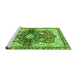 Sideview of Machine Washable Persian Green Traditional Area Rugs, wshabs3208grn