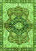 Machine Washable Persian Green Traditional Area Rugs, wshabs3208grn