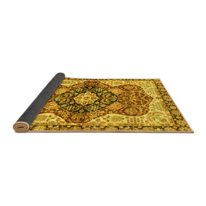 Sideview of Persian Yellow Traditional Rug, abs3208yw