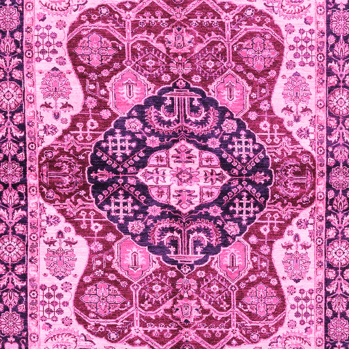 Machine Washable Persian Pink Traditional Rug, wshabs3208pnk